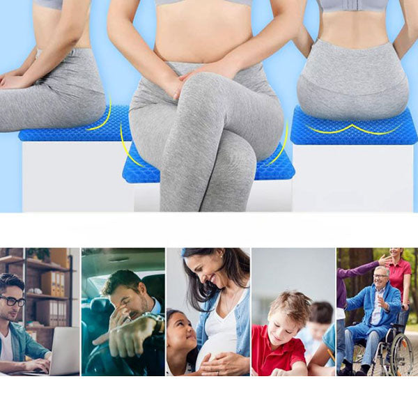 CUSCINO IN GEL ANTIDOLORE    – Più Comfort in Ufficio, in Auto e a Casa