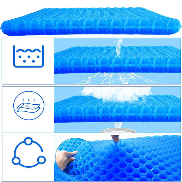 CUSCINO IN GEL ANTIDOLORE    – Più Comfort in Ufficio, in Auto e a Casa