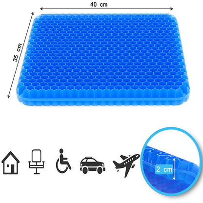 CUSCINO IN GEL ANTIDOLORE    – Più Comfort in Ufficio, in Auto e a Casa